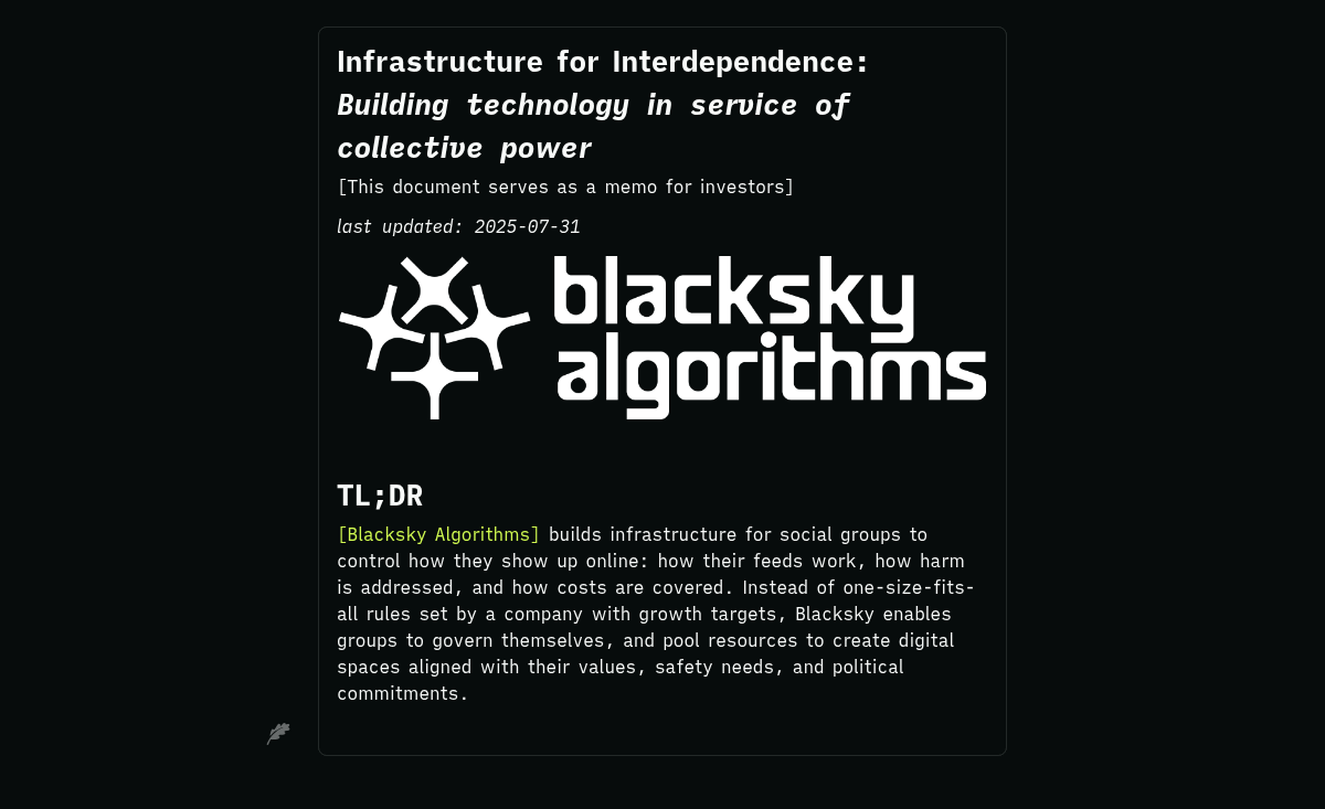 Thumbnail of Infrastructure for Interdependence: Building technology in service of collective power