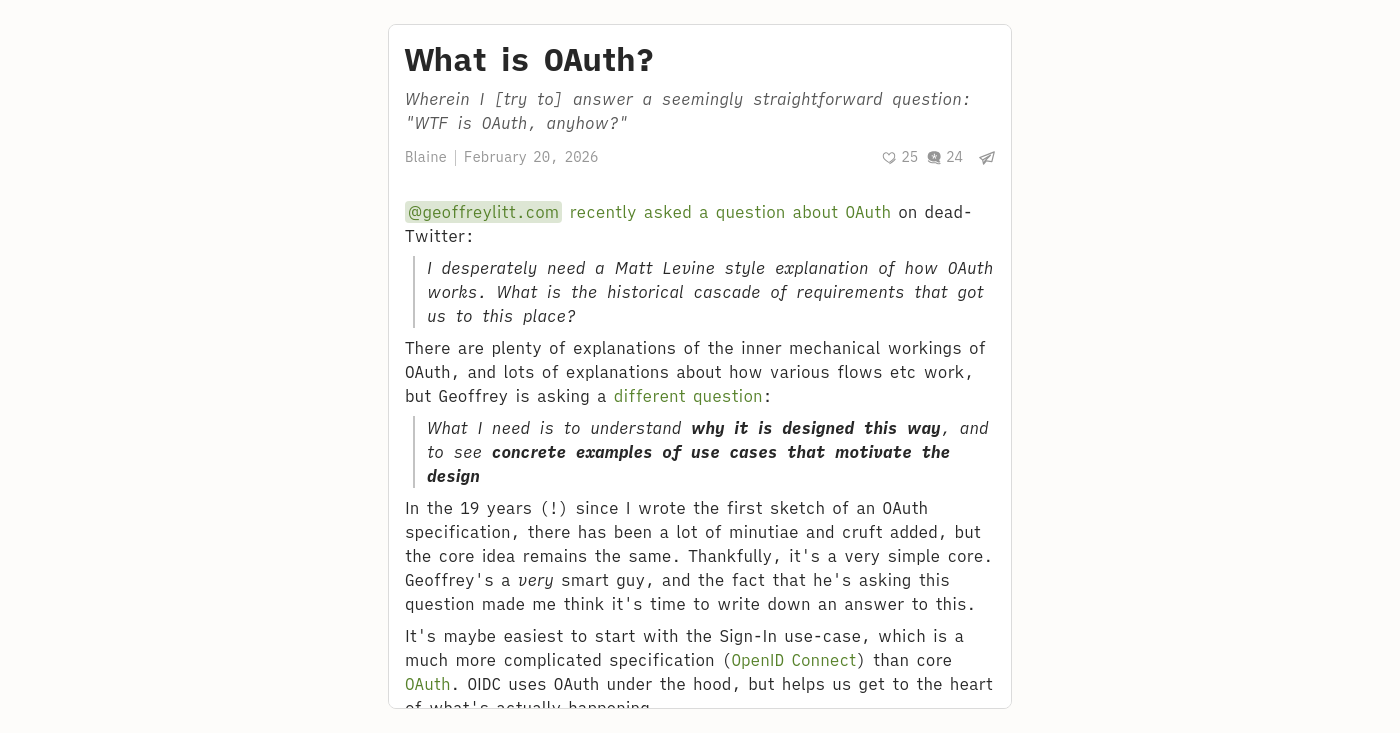 OAuth 核心概念解析